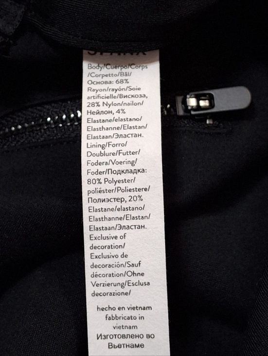 SPANX The Perfect Pant 20286R Ankle Piped Skinny Rayon Blend Black Women Size 2x - Picture 15 of 16